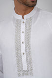 Men's Panjabi: Opt White