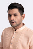 Men's Panjabi: Opt White, Water Leaf & Brandy