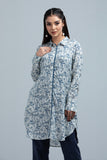 Women Ethnic Kurti :Winter White Printed & Tropical Green Printed