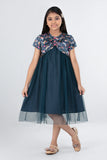 Girl's Dress : Navy (2-8 years)