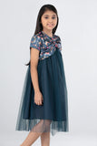 Girl's Dress : Navy (2-8 years)