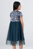 Girl's Dress : Navy (2-8 years)