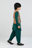 Prince Kurta Set (4-15 Years): Tile Green