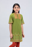 Princess Ethnic Top (2-8 Years) :Chilli Pepper & Avocado