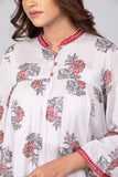 Women's Ethnic Kurta : Ashes of Roses Printed & Lilac Breeze Printed