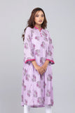 Women's Ethnic Kurta : Ashes of Roses Printed & Lilac Breeze Printed