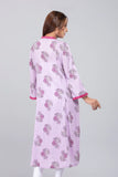 Women's Ethnic Kurta : Ashes of Roses Printed & Lilac Breeze Printed