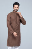 Men's Panjabi ( Slim Fit) : Espresso