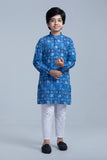 Boy's Panjabi : Dark Indigo (0-15 Years)