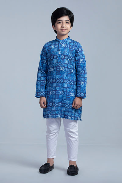 Boy's Panjabi : Dark Indigo (0-15 Years)