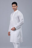 Men's Panjabi : White, Chocolate & Black