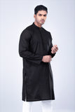 Men's Panjabi : White, Chocolate & Black