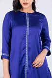 Women's Ethnic Kurta  - Magenta Haze & R. Blue