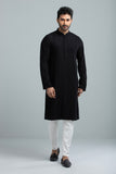 Men's Panjabi : Teal & Wood Smoke