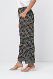 Women's Palazzo : Chocolate Truffle Printed & Jet Black Printed