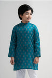 Boy's Panjabi : Green Printed & Floral Blue (0-15 Years)