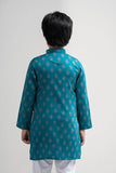 Boy's Panjabi : Green Printed & Floral Blue (0-15 Years)