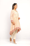 Women's Lawn Kurta : Sunny Lime & Off White