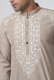 Men's Panjabi : Cream & Dairy Cream