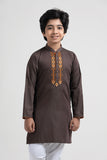 Boy's Panjabi : Taupe (0-15 Years)