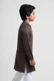 Boy's Panjabi : Taupe (0-15 Years)