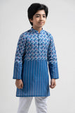 Boy's Panjabi : Green Printed & Floral Blue (0-15 Years)