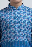 Boy's Panjabi : Green Printed & Floral Blue (0-15 Years)