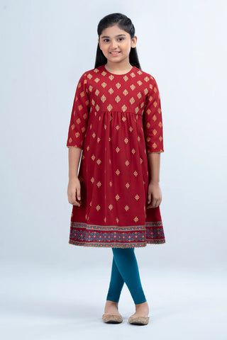 Princess Ethnic Top (2-8 Years) : Chilli Peper