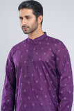 Men's Panjabi : Lt Olive & Dk Purple