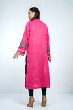 Women's ethnic kurta : Red Rose Printed