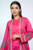 Women's ethnic kurta : Red Rose Printed