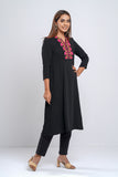 Women's Ethnic Kurta : Jet Black