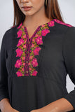 Women's Ethnic Kurta : Jet Black