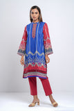 Women's Lawn Kurta -  Maroon & Jet Black