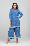 Allover Rotary Printed Viscose Two-Piece Ethnic Set