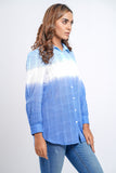 Women's Casual Shirt : Ombre Blue