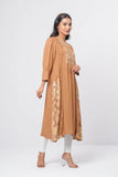 Women's Kurta : Chocolate truffle printed & Rain forest printed