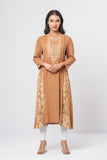 Women's Kurta : Chocolate truffle printed & Rain forest printed