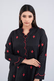 Ready-to-Wear Women's Lawn Embroidered Two-Piece Set with Matching Bottom