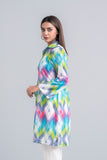 Women's Lawn Kurta -  Green Ikat