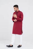 Men's Panjabi : Wine & Fiord