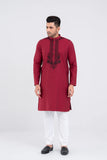 Men's Panjabi : Wine & Fiord