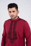 Men's Panjabi : Wine & Fiord