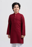 Boy's Panjabi : Maroon (0-15 Years)