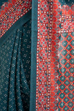 Women's Saree - Dark Green