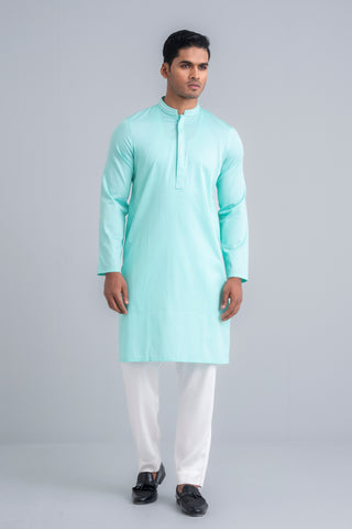 Men's Panjabi : Ice Cold, Aqua Marine & Link Water