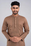 Men's Panjabi : Dk Tobakko Brown