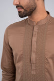 Men's Panjabi : Dk Tobakko Brown