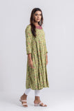 Women's Ethnic Kurta : Going Green Printed & Placid Blue Printed