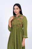 Women's ethnic kurta : Avocado printed